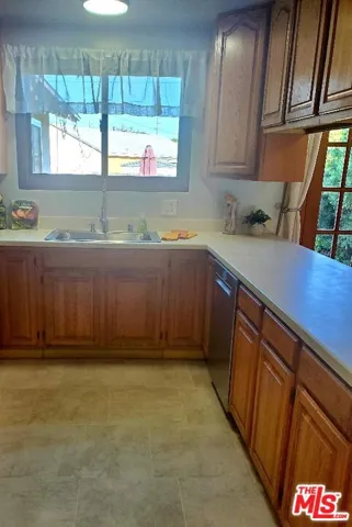 Kitchen facing Backyard