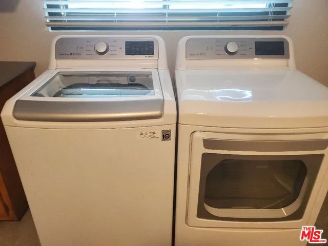 Washer Dryer in Back LaundryRoom