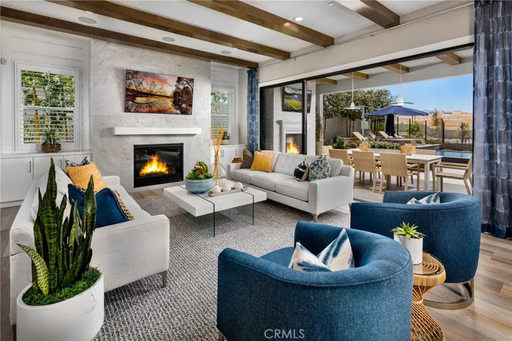 Family Room to Outdoor Room: Merle Prairie Inspired - Skylar Collection
Photo(s) of Model home.  Not actual home for sale.