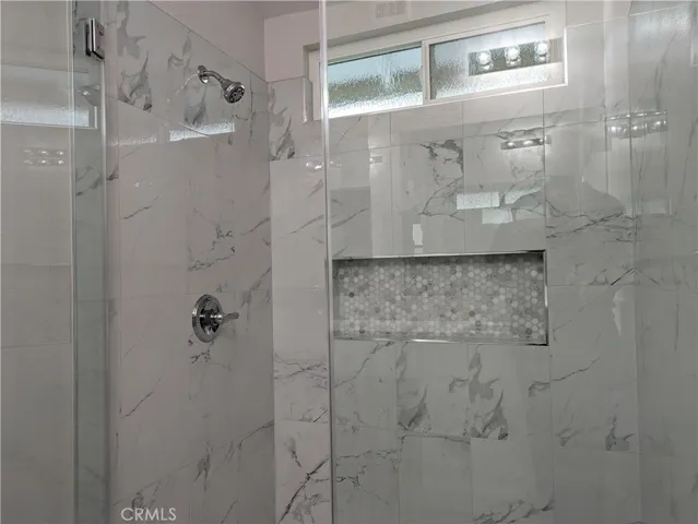 remodeled primary bathroom
