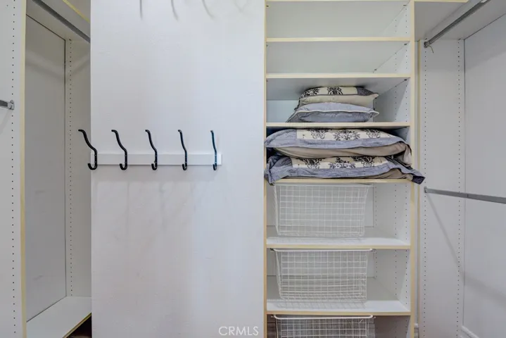 walk-in closet in primary bedroom