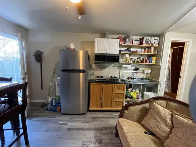 Kitchenette area of studio