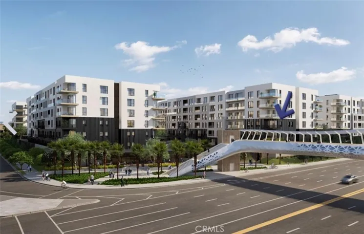 The proposed walkway will make it even easier to walk to your favorite fine and casual dining spots from your new home (see blue arrow for location!)