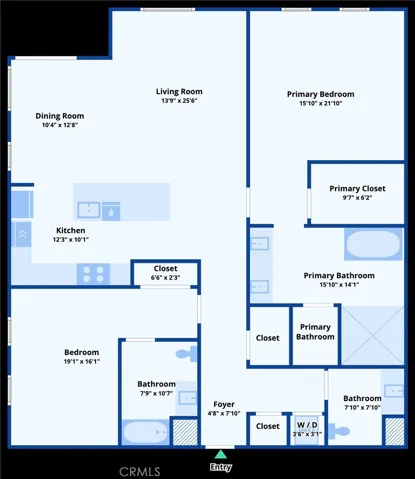 See the interactive floor plan in the pictures and video link.