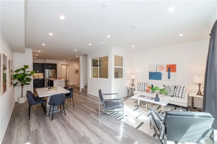 Dining and Living areas.