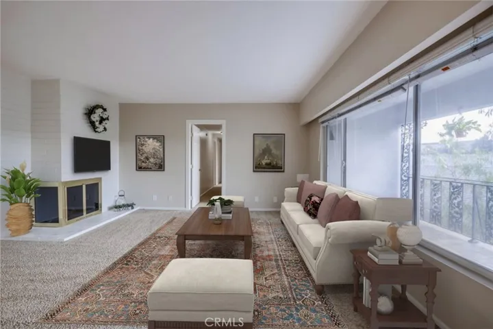 Living room (virtually staged)