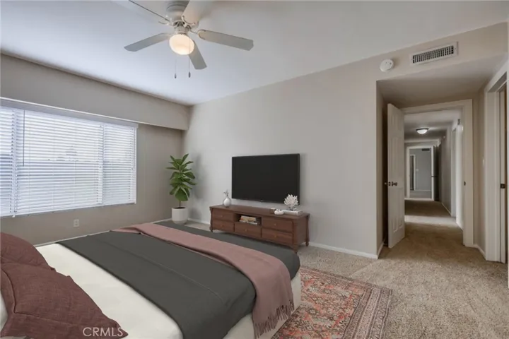 Master bedroom (virtually staged)