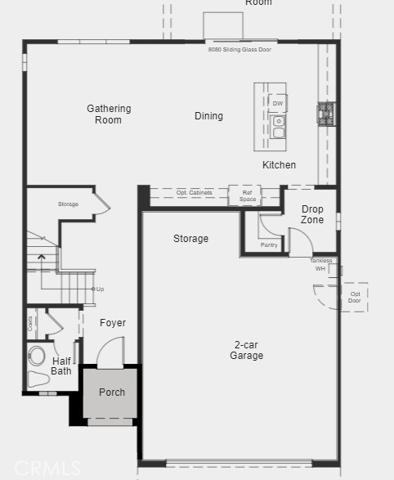 Structural options include: garage service door.