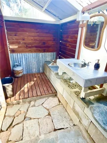Outdoor bathroom