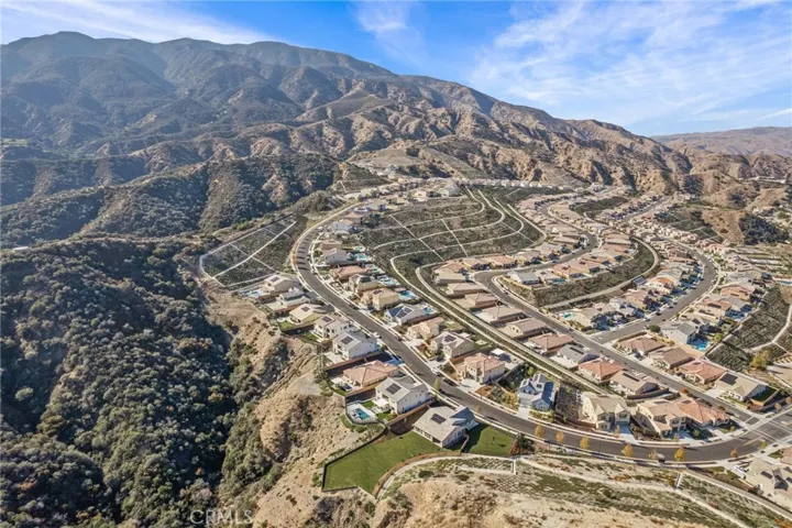 Another aerial view of the Sierra Bella neighborhood