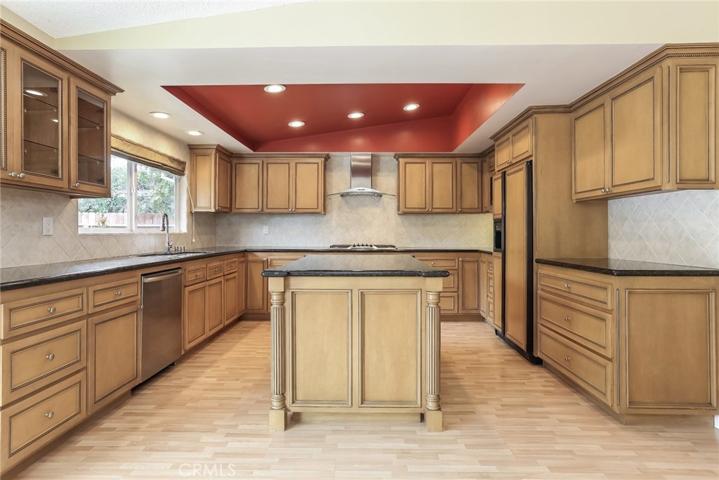 Kitchen frig has been removed
