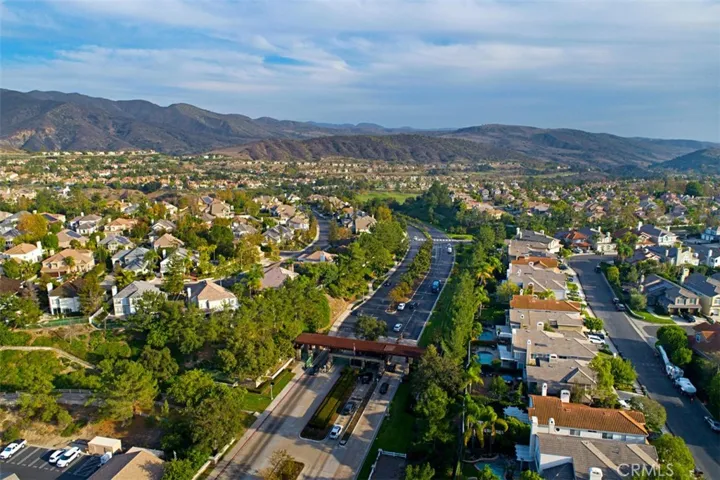 Aerial of Gate and Community