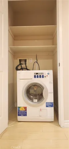 In unit laundry