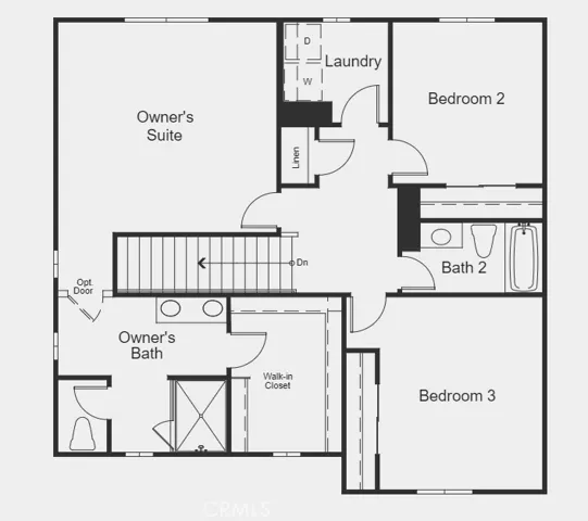 Structural options include: study and garage service door.