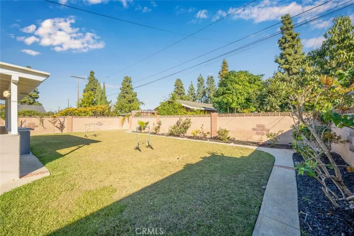 Huge backyard!