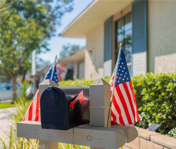 Personal Mailbox right outside of home.