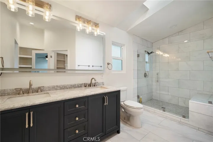 Remodeled primary bathroom