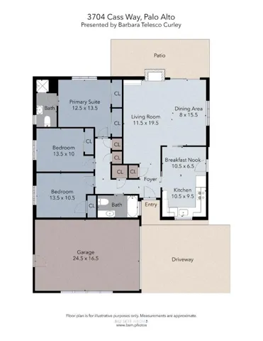 3704 Cass Way, Palo Alto, California 94306