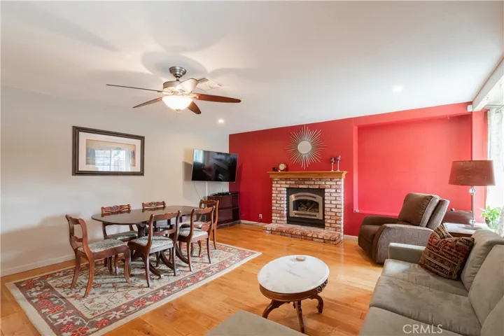 Living Room with Gas Fireplace