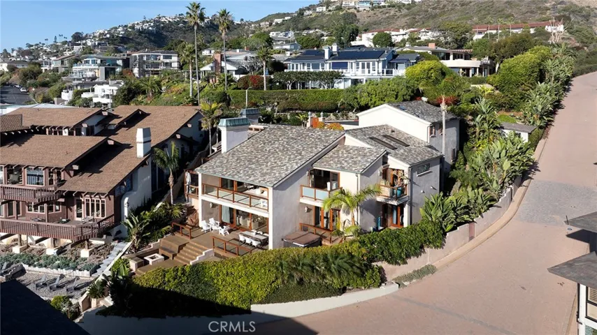 Drone shot of exterior