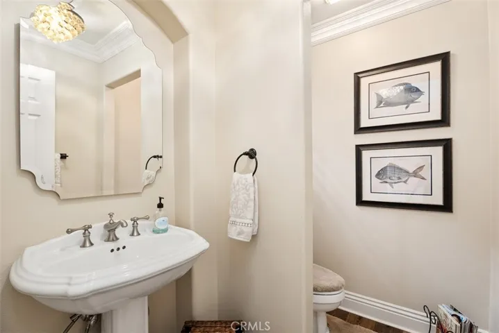 Main floor - powder room