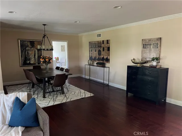 Crown Moulding with high baseboards and Recessed Lighting