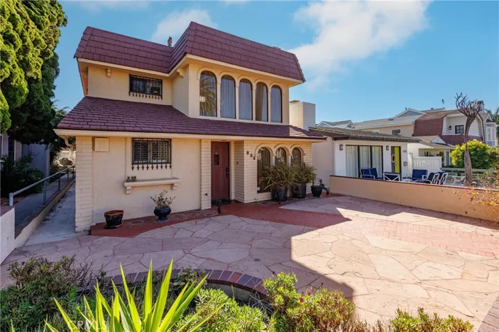 Large front patio