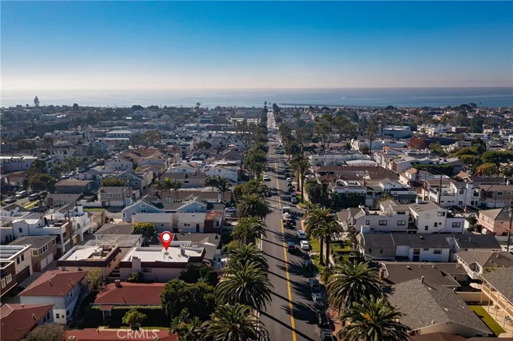 A view down Marguerite towards the ocean.