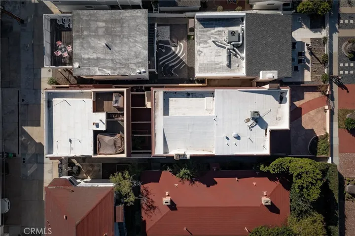 Roof top view of the property.
