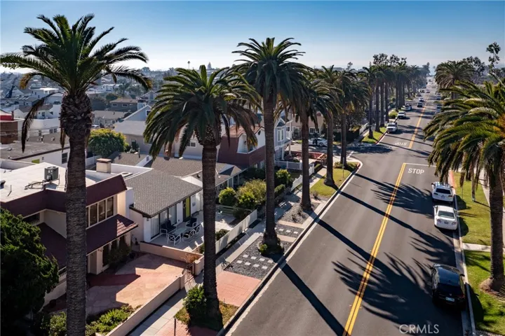 a view of the home on Marguerite Ave, 2.5 blocks up from PCH.