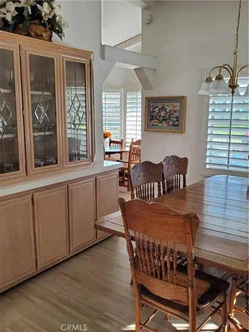 Dining Room with built in Hutch
