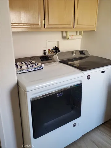 Washer and Dryer in Laundry Room off kitchen