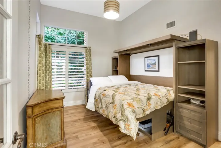 Office/bedroom with Murphy Bed Pulled Down.