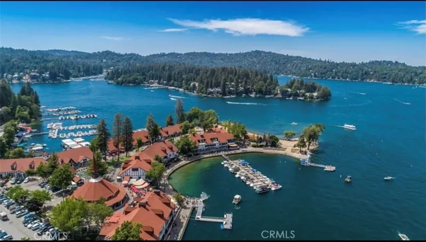 Lake Arrowhead Village aerial view
