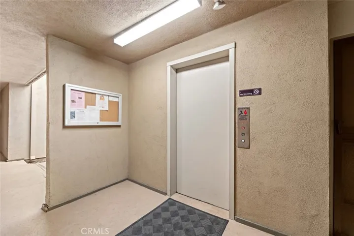 Ride the elevator to third floor