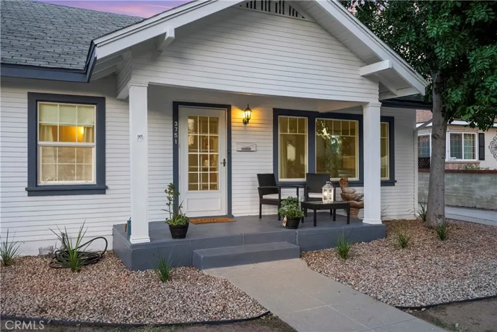Quintessential front porch in the "Wood Streets"