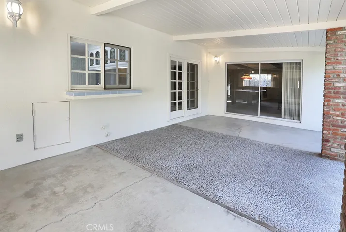 Back patio looking toward game/bonus room and breakfast nook