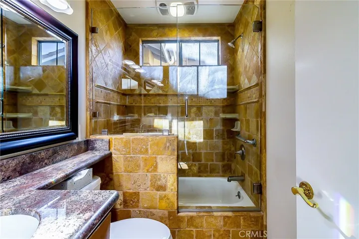 Hallway bathroom.