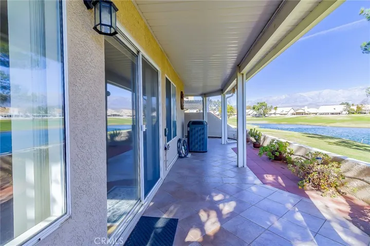 Patio area.