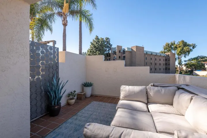 Uncommon to find, the South facing deck is spacious, private & sunny - a great retreat!