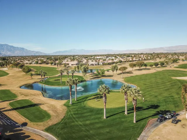 Drone view of Indian Springs Golf Course