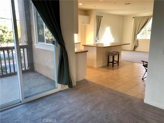 Dining area connects to Balcony