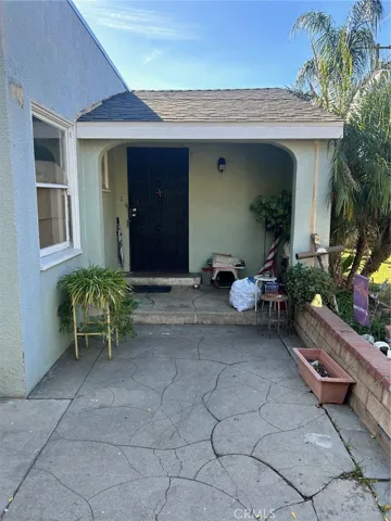 Entry into the house