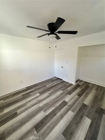 Bedroom new paint, fixture and flooring