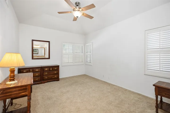 Spacious Primary Bedroom   Furniture Included with Sale of Property