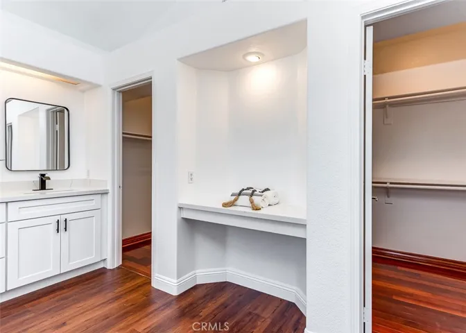 Master walk-in closet