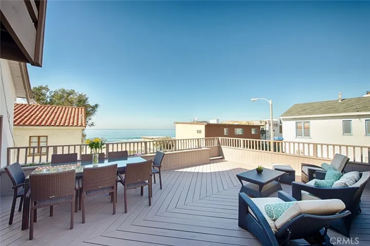 Shared deck space.