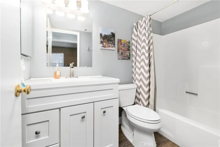 upgraded full bathroom for guests.