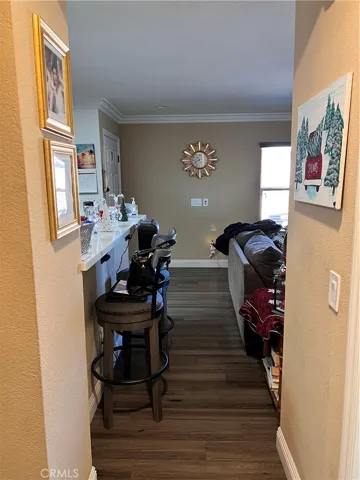 Living room view from hallway
