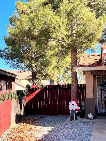Left side of home